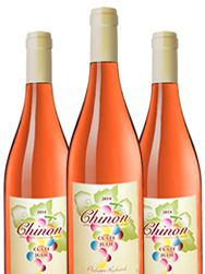 Cuvée vin rosé Chinon AOC